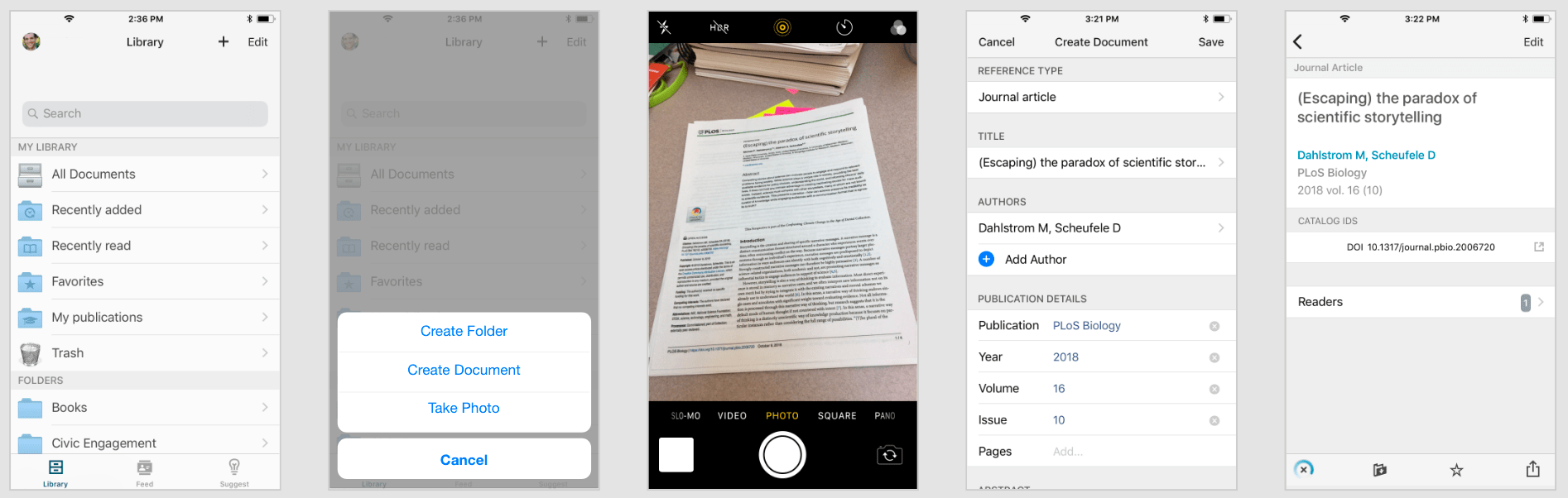 Mendeley Photo Upload